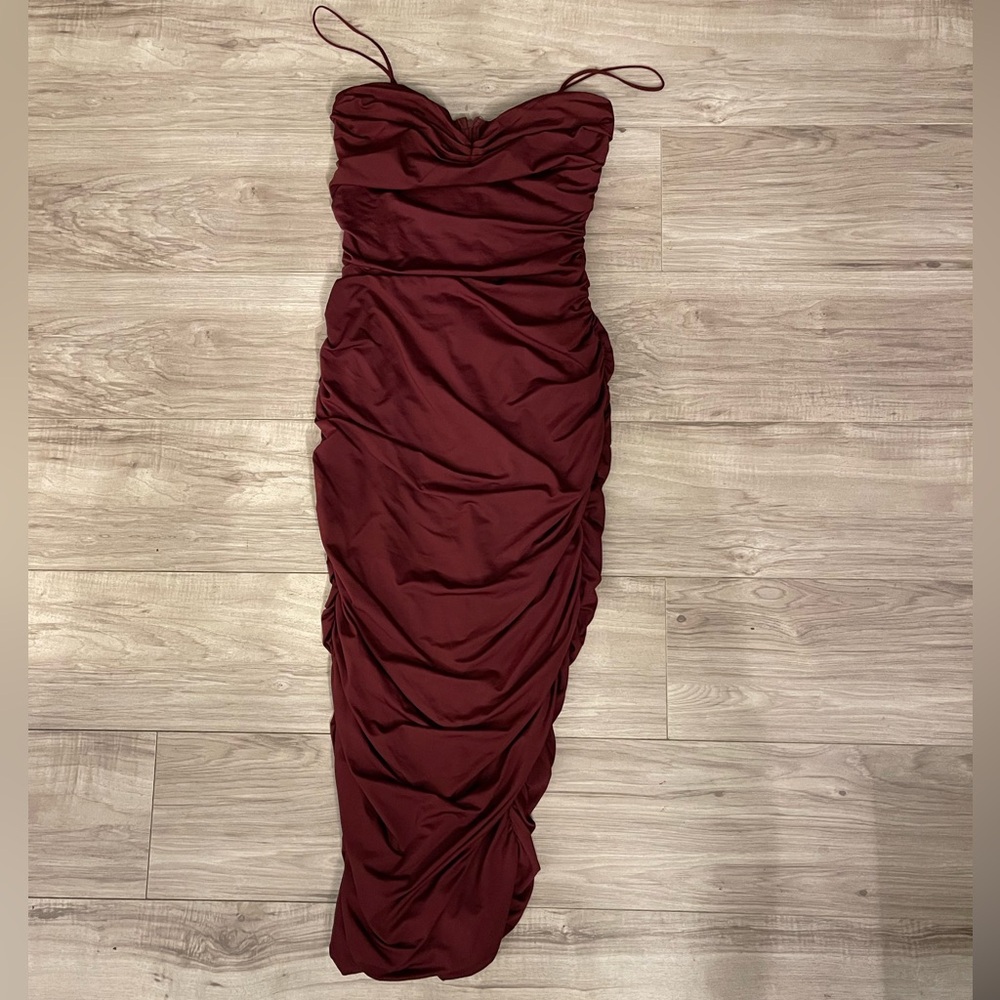 Maroon bodycon dress size Medium